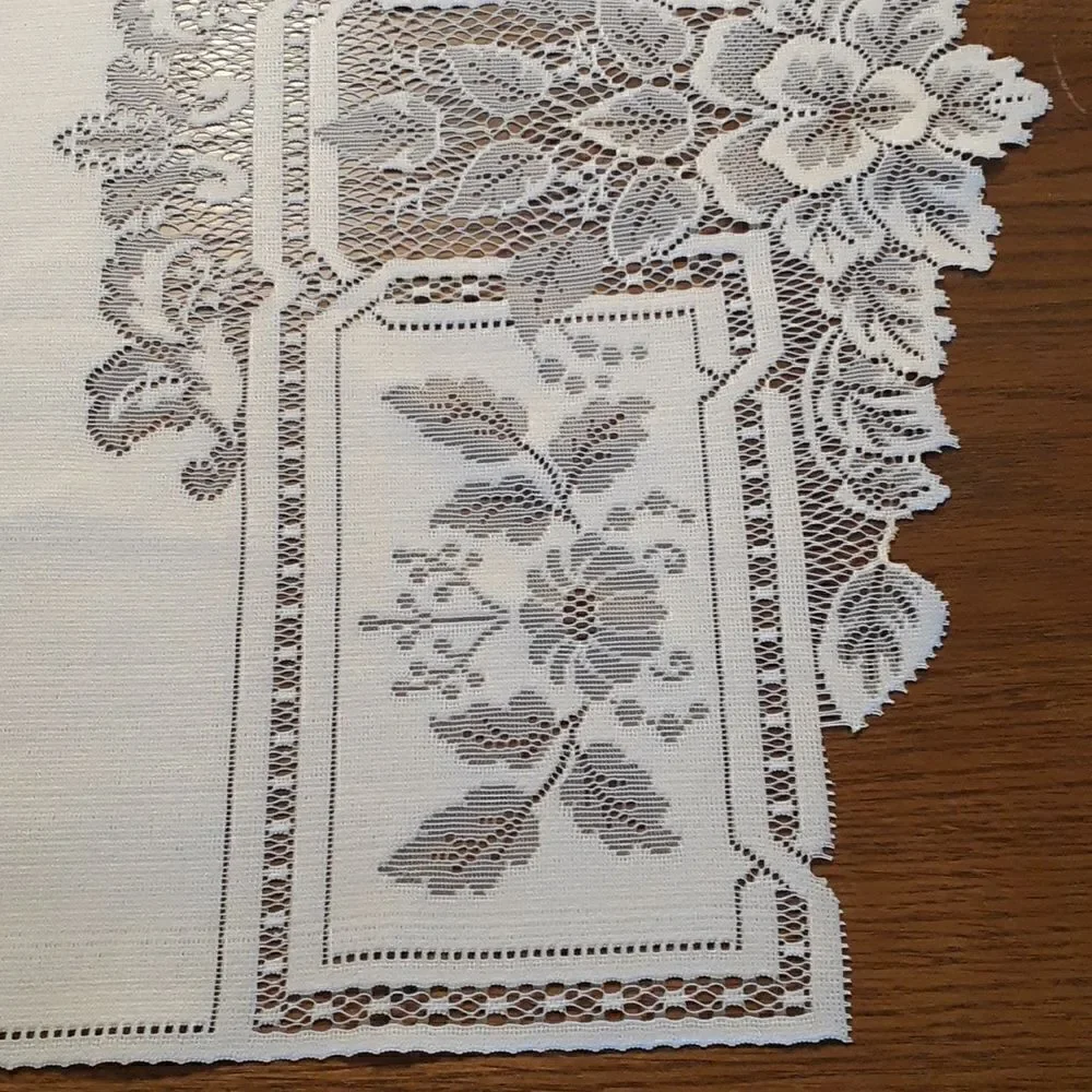 Valance white Heritage lace 60
